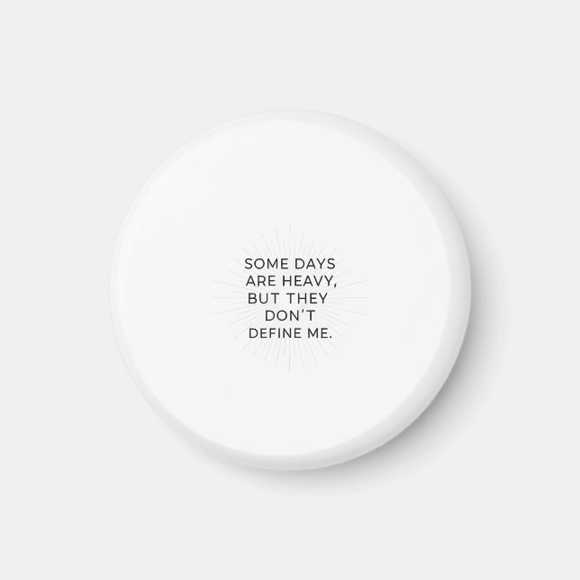 Jenseits der schweren Tage Magnet (Vorne)