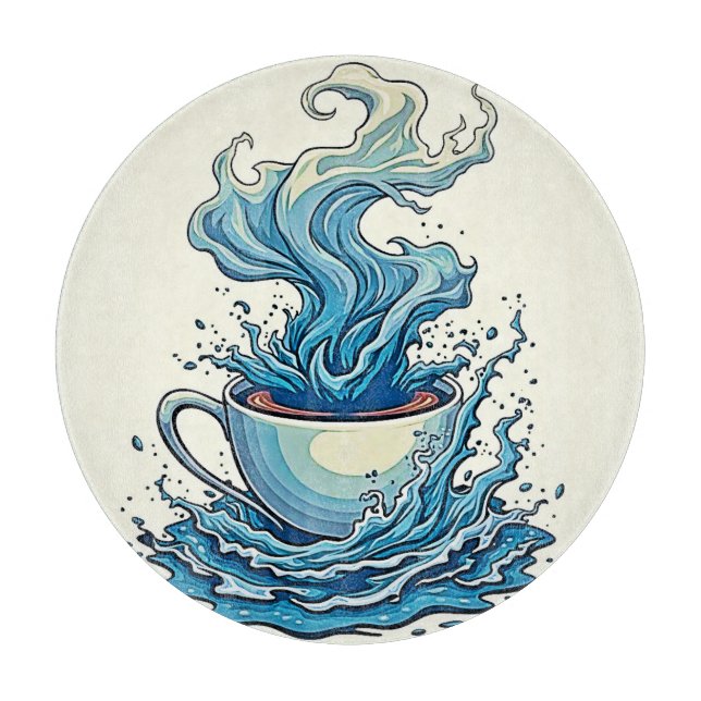 Jenseits der täglichen Tasse Schneidebrett (Vorderseite)