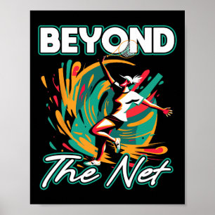 Jenseits des Badminton-Spiels Athletic Leisurewe Poster