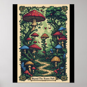 Jenseits des bekannten Pfades - Fantasy Poster