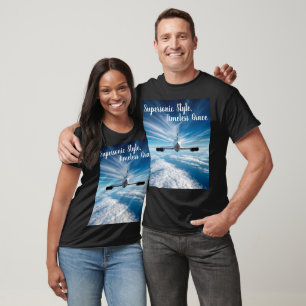 Jenseits des Horizonts: Concorde von hinten T-Shirt