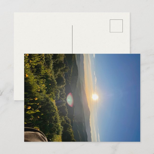 Jenseits des Horizonts  Postkarte (Vorne/Hinten)