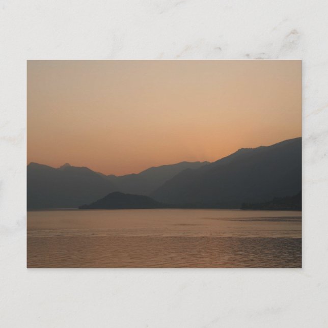 Jenseits des Sonnenuntergangs Postkarte (Vorderseite)