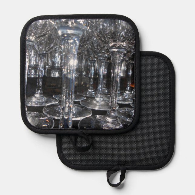 Jenseits des Vertrauten Topflappen (Vorderseite/Rückseite)