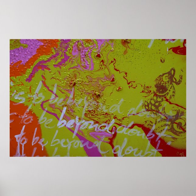 "Jenseits des Zweifels" Poster (Vorne)