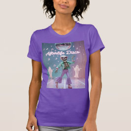 Jenseits-Disco Groovy-Skelett-Tanz in Pastell T-Shirt
