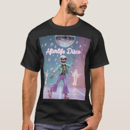 Jenseits-Disco – Groovy-Skelett-Tanz in Pastell T-Shirt