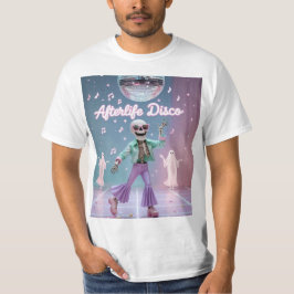 Jenseits-Disco – Groovy-Skelett-Tanz in Pastell T-Shirt