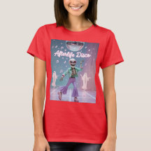 Jenseits-Disco Groovy-Skelett-Tanz in Pastell