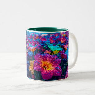 Jenseits von Bunt Zweifarbige Tasse