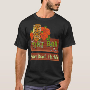 Jensen Beach Florida Tiki Bar T-Shirt