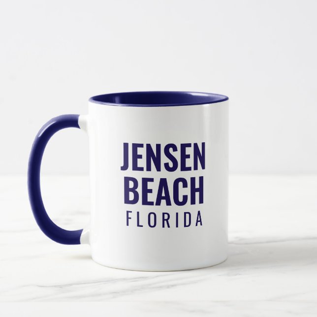 Jensen Beach Floride Café Mug (Gauche)