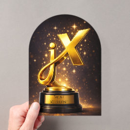 jenXcellence Award Funny Merch Acryleinladungen