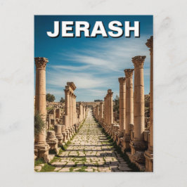 Jerash Jordan Reise Postkarte