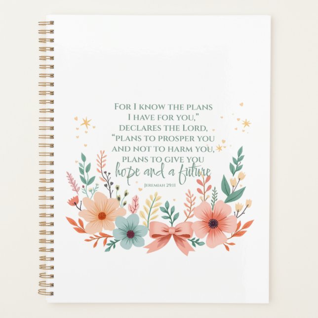Jeremia 29:11 planer (Vorderseite)