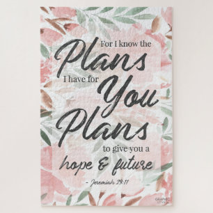 Jeremia 29,11 Schrift: GraphicLoveShop