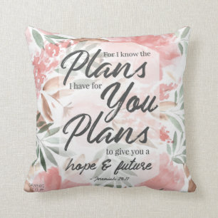 Jeremia 29,11 Schrift: GraphicLoveShop Kissen
