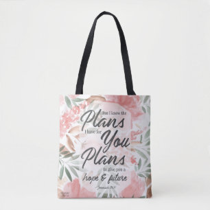 Jeremia 29,11 Schrift: GraphicLoveShop Tasche