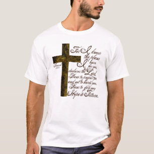 Jeremia 29:12 Ich kenne die Pläne Männer T-Shirt