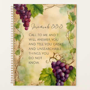 Jeremia 33:3 Christliche Bibelstelle Planer