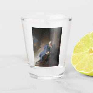 Jeremia klagend über die Zerstörung Jerusalems, Re Schnapsglas