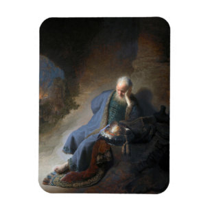 Jeremia Zerstörung Jerusalem Bibel Rembrandt Magnet