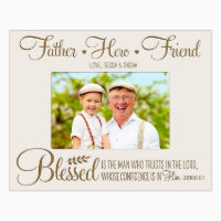 Jeremiah 12:7 Thoughful 5x7 Cadre photo blanc