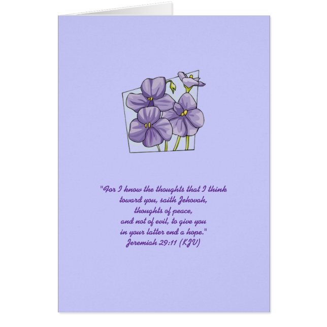 Jeremiah 29:11 (Vorne)