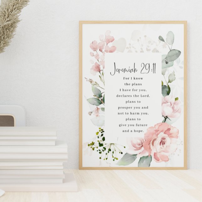 Jeremiah 29:11, Affiche de verset biblique (Créateur téléchargé)