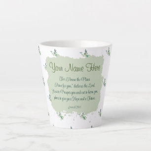 Jeremiah 29:11 Bibelverse personalisieren Milchtasse