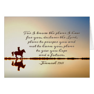 Jeremiah 29:11 Car je connais les plans que j'ai C
