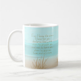 Jeremiah 29:11 Christlich Bibel Verse Aqua Beach Kaffeetasse