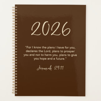 Jeremiah 29:11 Ich kenne den Planer für 2026