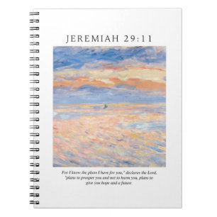 Jeremiah 29:11 Ich kenne meine Pläne für Sie Notizblock