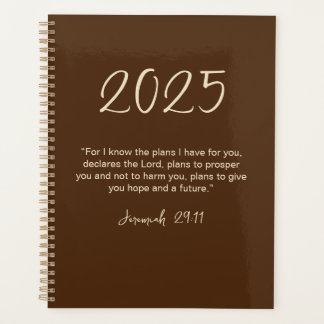 Jeremiah 29:11 Je connais les plans 2025 Année Pla