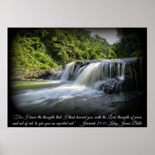 Jeremiah 29:11 King James Version (KJV) Poster