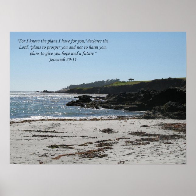 Jeremiah 29:11 poster (Vorne)