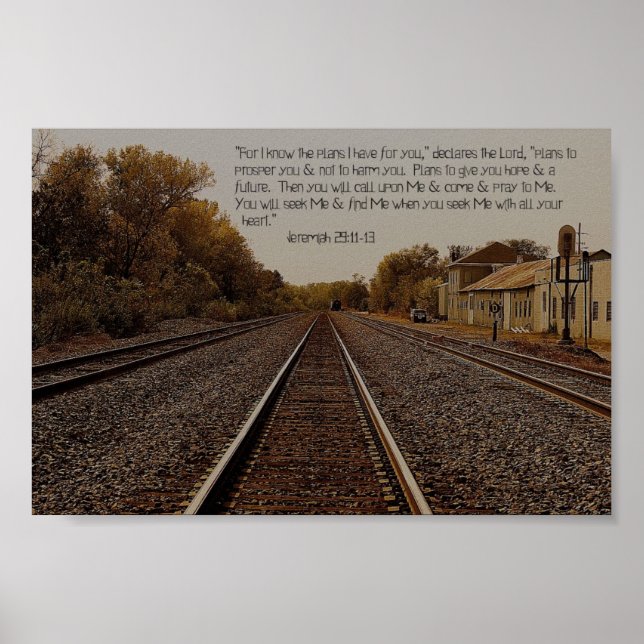 Jeremiah 29:11 Poster (Vorne)