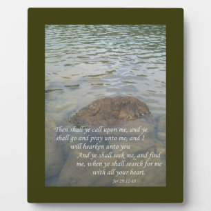 Jeremiah 29:12-13 fotoplatte
