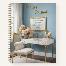 Jeremiah 30:2 Hard Cover Prayer Journal Notizbuch