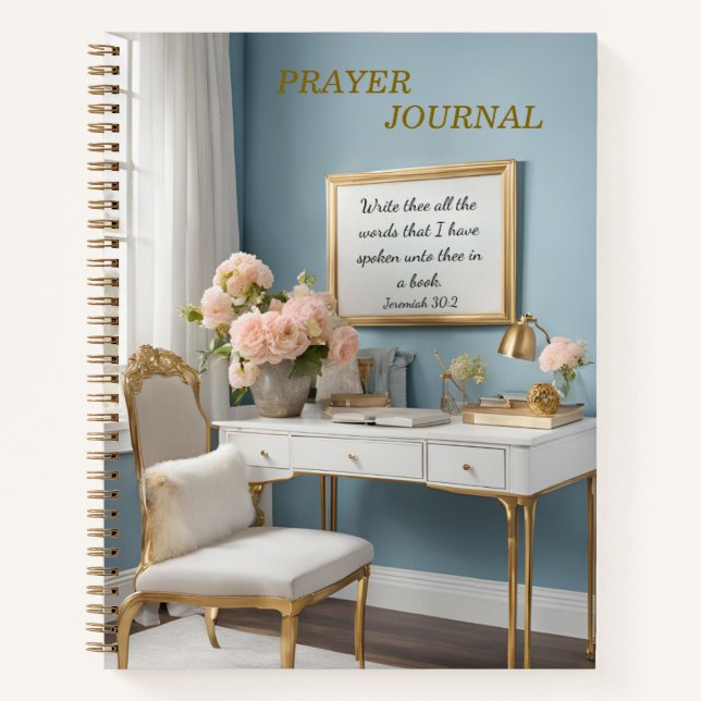 Jeremiah 30:2 Zeitschrift "Soft Cover Prayer" Notizbuch (Vorderseite)