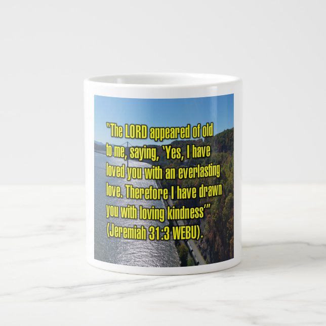 Jeremiah 31:3 WEBU-Tasse Jumbo-Tasse (Vorderseite)
