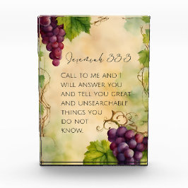 Jeremiah 33:3 Christlich Bibelverse Fotoblock