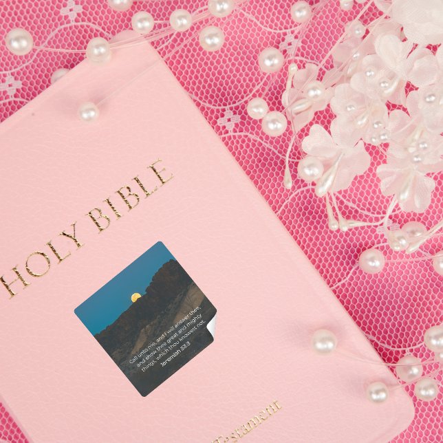 Jeremiah 33:3 KJV Sticker Desert Faith Collection (Von Creator hochgeladen)