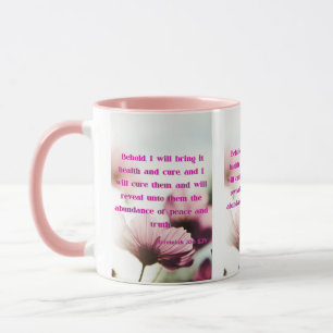 Jeremiah 33:6 KJV Bibelschrift Bild Zwei-Tone Tasse