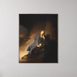 Jeremiah Lamenting the Destruction of Jerusalem Leinwanddruck