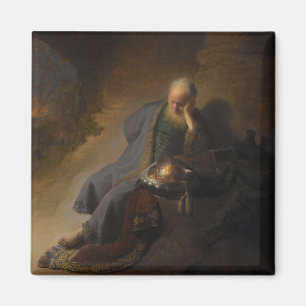 Jeremiah Lamenting the Destruction of Jerusalem Magnet