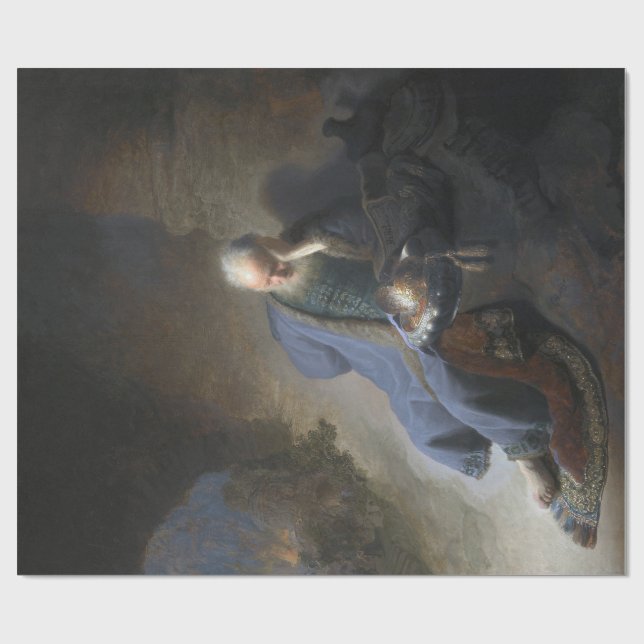 Jeremiah Lamenting über den Fall Jerusalems, Rembr Geschenkpapier (Flach)