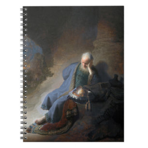 Jeremiah Lamenting über den Fall Jerusalems, Rembr Notizblock