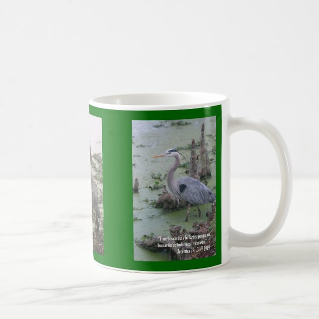 Jeremias 29:13 Taza Kaffeetasse (Rechts)